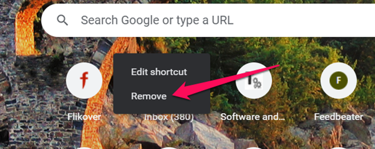 How To Remove Shortcuts On Google Chrome
