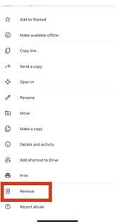 How To Delete Files From Google Drive On iPhone