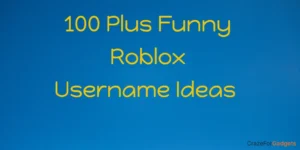 Roblox username ideas